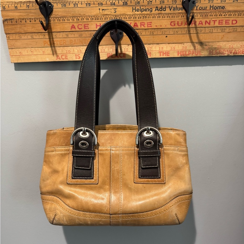 Coach Tan Leather Bag